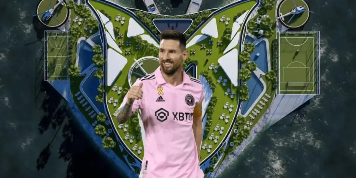 Un reconocido arquitecto ideó una casa perfecta en Miami para Lionel Messi