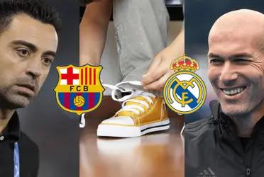 Una estadística comprobaría que Xavi no podría ni atarle los cordones a Zidane.