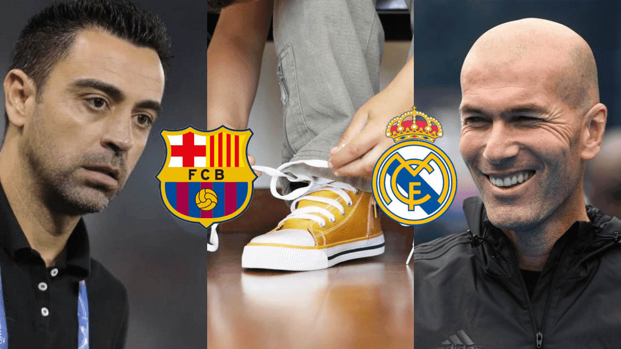 Una estadística comprobaría que Xavi no podría ni atarle los cordones a Zidane.
