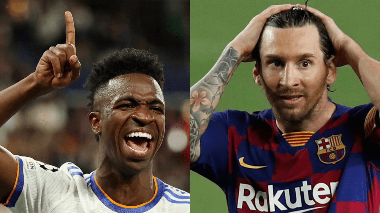 Una estadística dejaría en claro que Vinicius puede ser más grande que Messi.