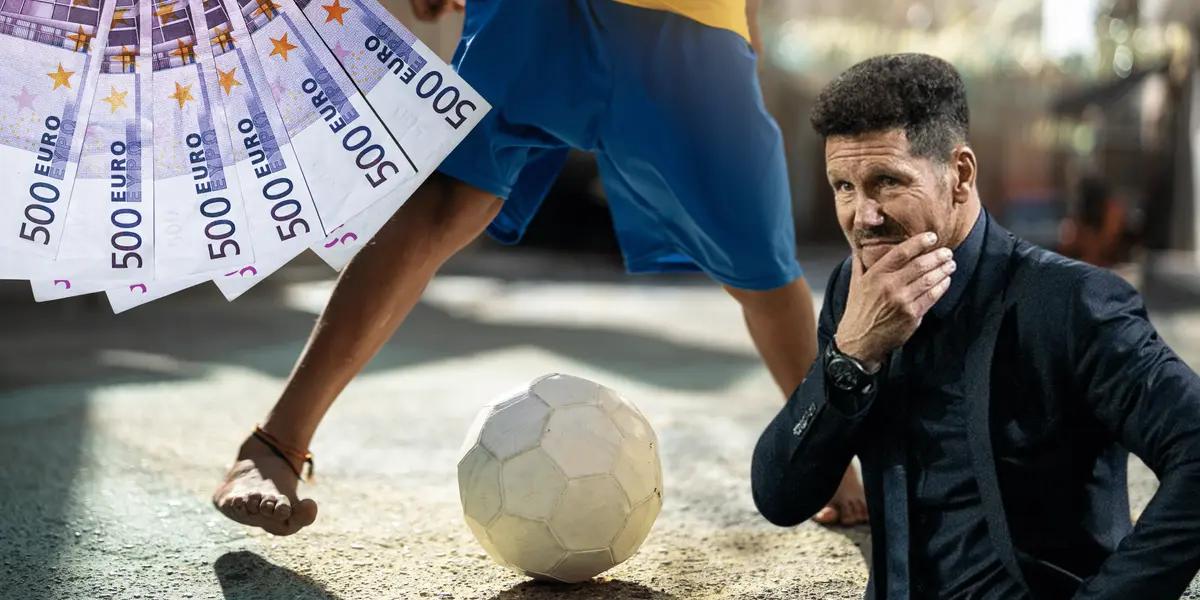 Una de las grandes apuestas de Atlético de Madrid pasó sin pena ni gloria y ahora dedica parte de su tiempo a repartir comida