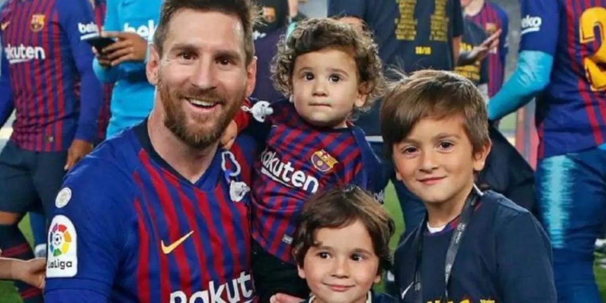 Una nueva joya, aseguran algunos, es uno de los hijos de Lionel Messi que tomará la posta a su exitosa carrera