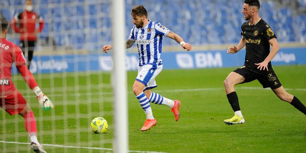 Uno de los delanteros más encaradores de la Real Sociedad es ni más ni menos que Portu. Aunque este año sigue sin poder concretar, su aporte es clave en el ataque