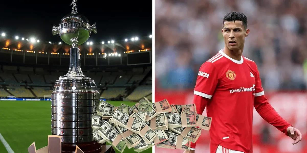 Uno de los grandes del fútbol brasileño le pagaría una millonada a Cristiano Ronaldo para que juegue la Copa Libertadores.