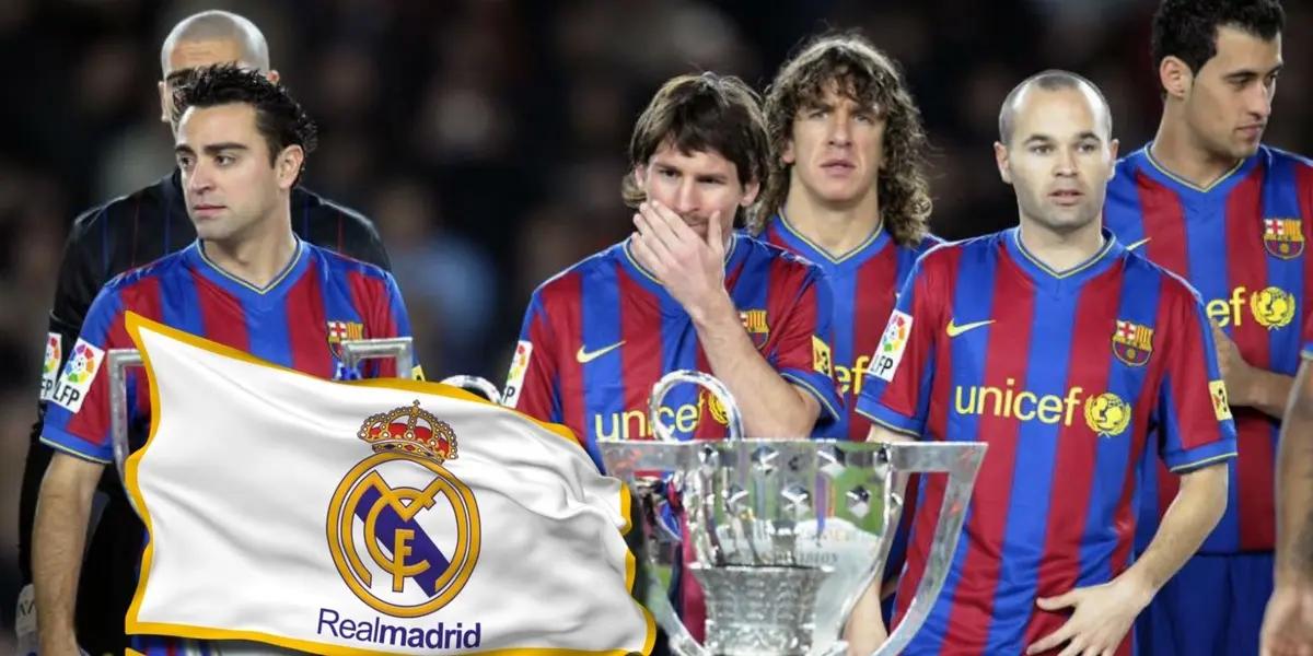 Uno de los ídolos del FC Barcelona confesó que estuvo con la corriente madridista, siendo un baldazo de agua fría para los culés