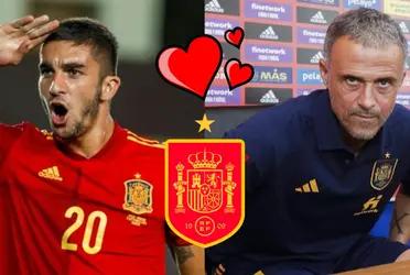 Uno de los jugadores de La Roja está en pareja con la hija de Luis Enrique y hay polémica.