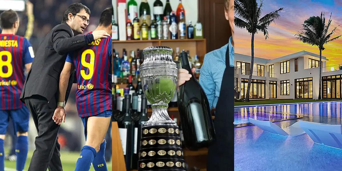 Uno de los mejores jugadores de Sudamérica experimentó lleno de lujos acorde a su talento y hoy se dedica a la venta de vinos