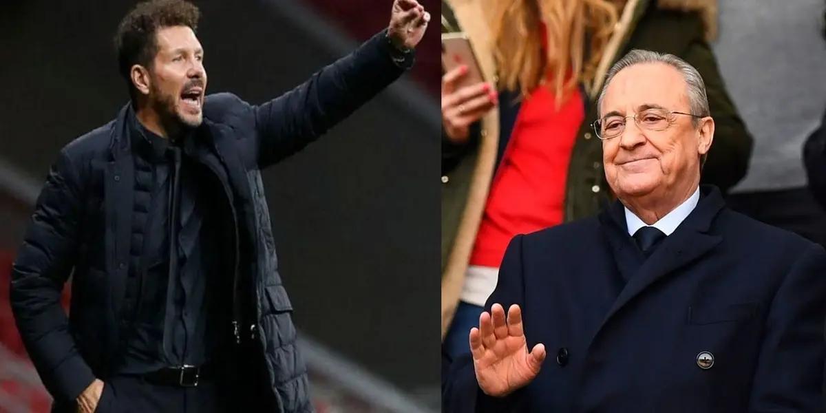 Uno de los referentes de la vieja guardia del Colchonero, es buscado por la institución de Florentino Pérez, y enojó a Simeone.