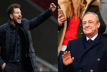 Uno de los referentes de la vieja guardia del Colchonero, es buscado por la institución de Florentino Pérez, y enojó a Simeone.