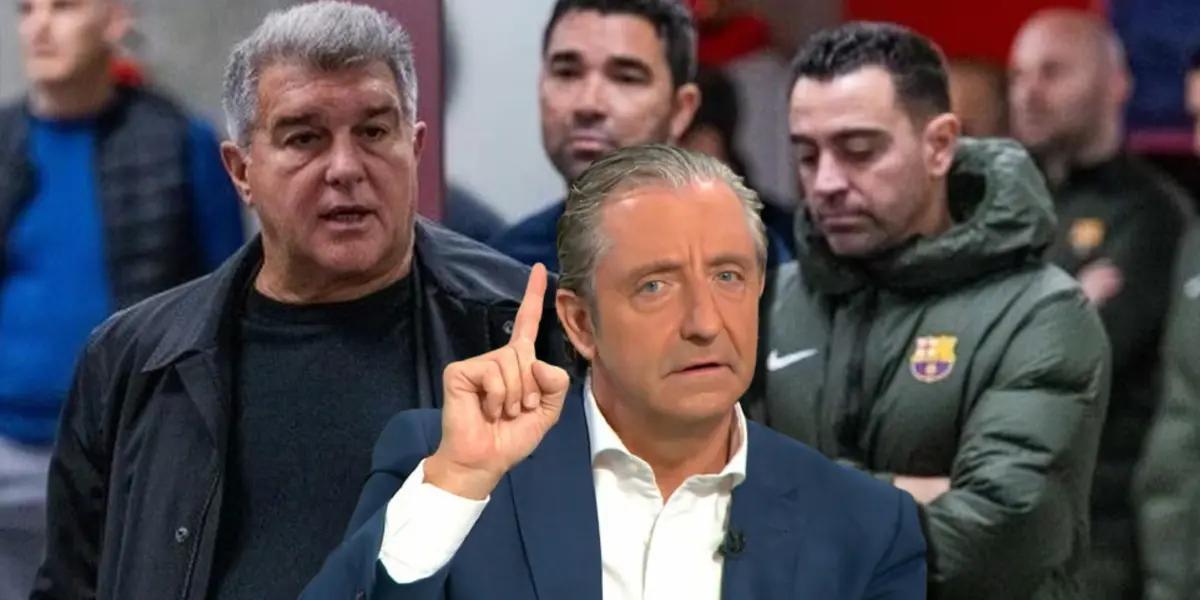 Usó a Julio Iglesias, el duro ataque que lanzó Pedrerol a Joan Laporta y Xavi