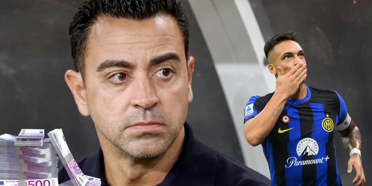 Vale 50 millones y Xavi lo tiene olvidado, Inter lo buscará si pierde a Lautaro