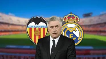 Valencia CF vs Real Madrid Foto: Marca y Escudoteca