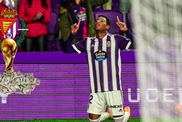 Valladolid adquirirá una fortuna gracias a Gonzalo Plata.