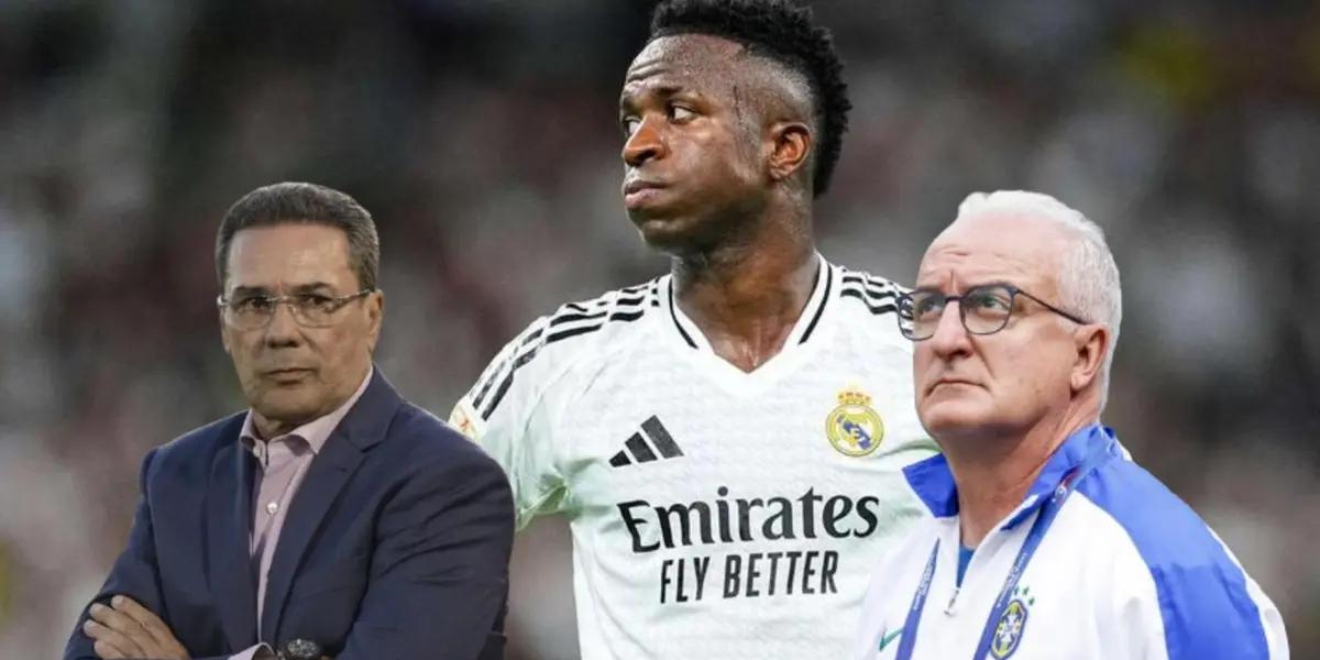 Vanderlei Luxemburgo - Vinicius Jr. - Dorival Junior (Foto: Real Madrid)