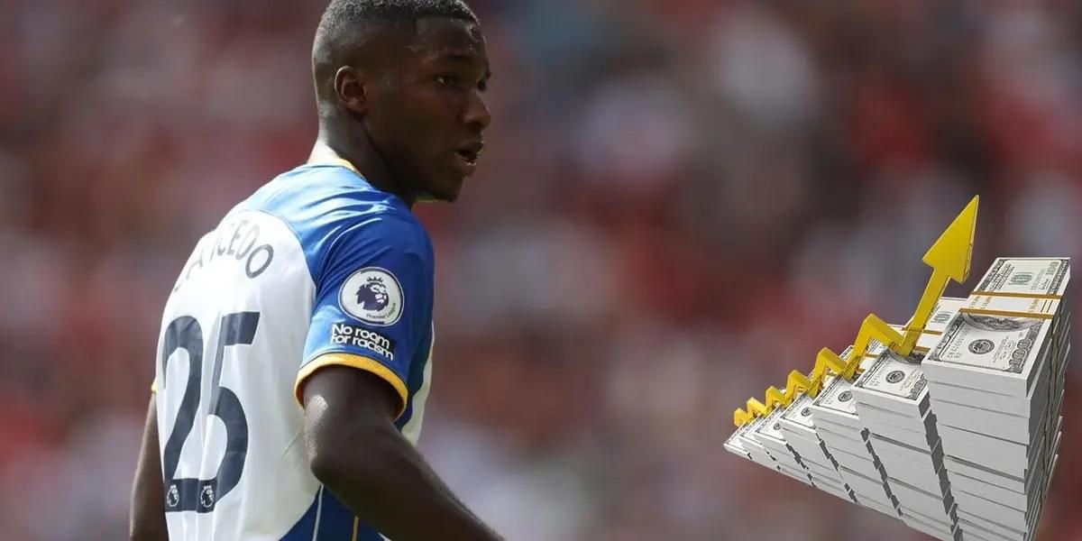 Varios equipos de La Liga estaría interesados en Moises Caicedo, delantero ecuatoriano del Brighton, y aunque no podrían pagarle tanto como en la Premier League podrían ofrecerle minutos de juego de cara al Mundial de Qatar.