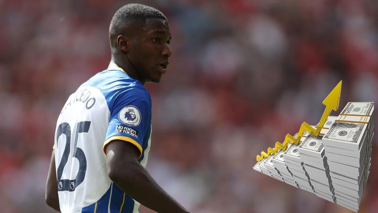 Varios equipos de La Liga estaría interesados en Moises Caicedo, delantero ecuatoriano del Brighton, y aunque no podrían pagarle tanto como en la Premier League podrían ofrecerle minutos de juego de cara al Mundial de Qatar.