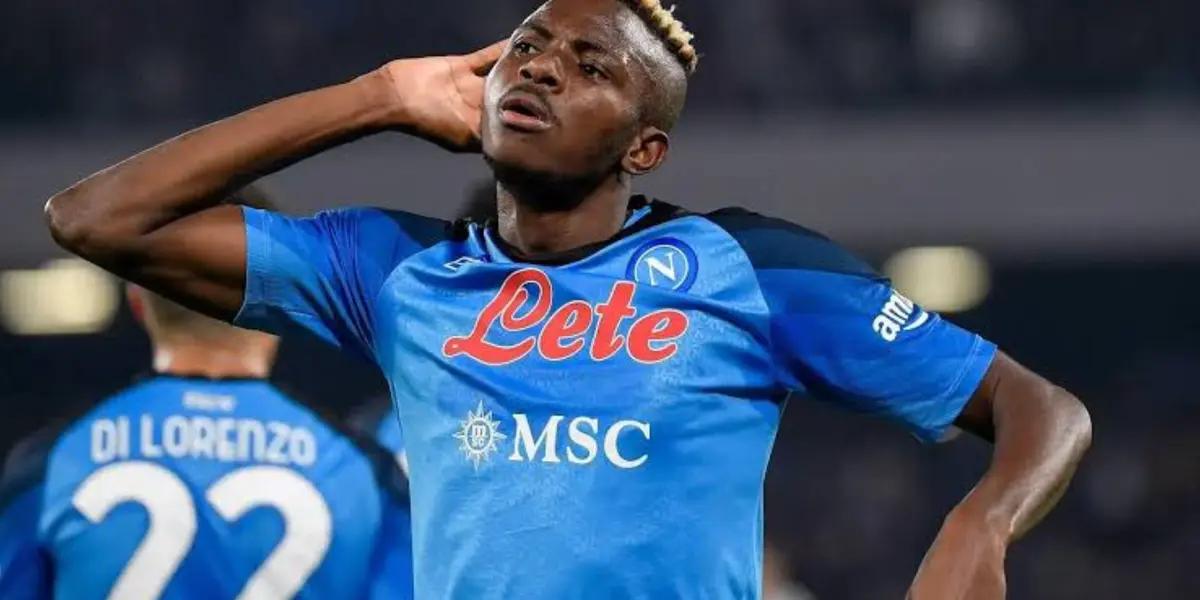 Víctor Osimhen empató al FC Barcelona, cuando el Nápoles apenas y apretó el acelerador en Champions