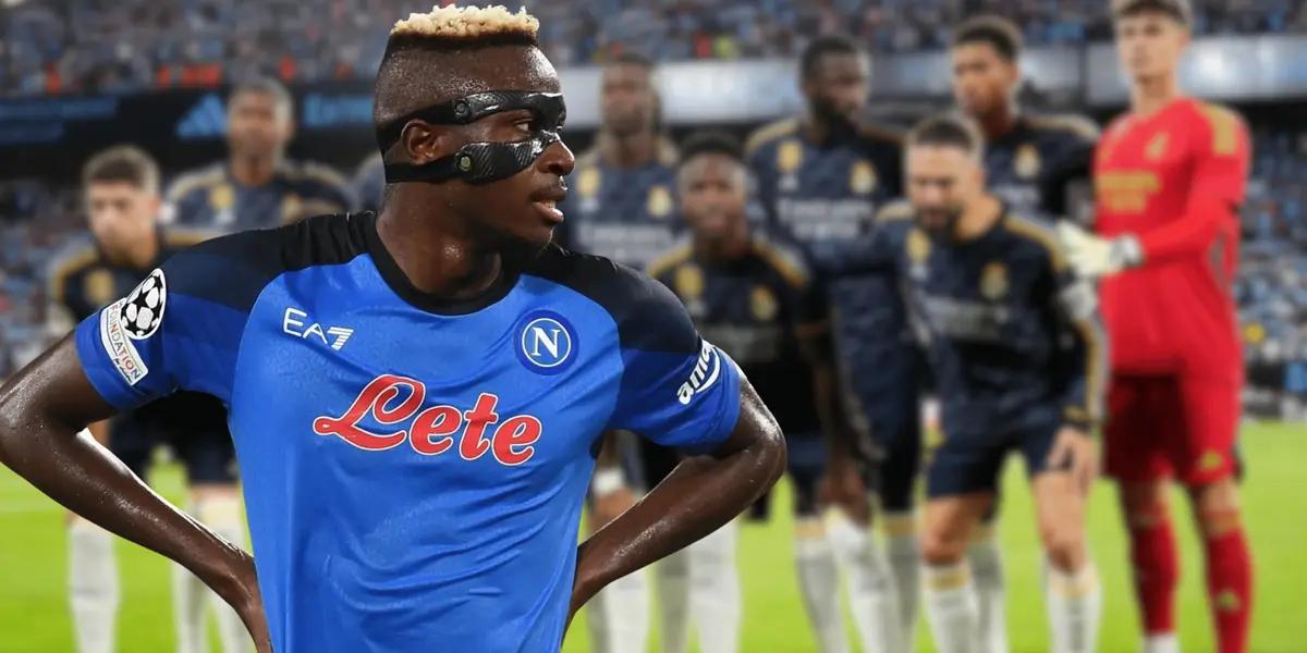 Víctor Osimhen está en conflicto con Napoli y vuelve a sonar en la órbita de Real Madrid