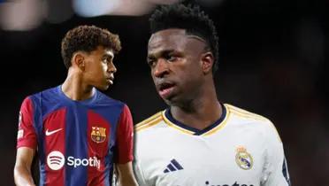 (VIDEO) Así fue el frío encuentro de Yamal con Vinicius, la rivalidad se sintió