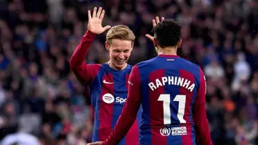 (Video) Barça se luce ante Getafe y De Jong anota el tercero en Montjuic