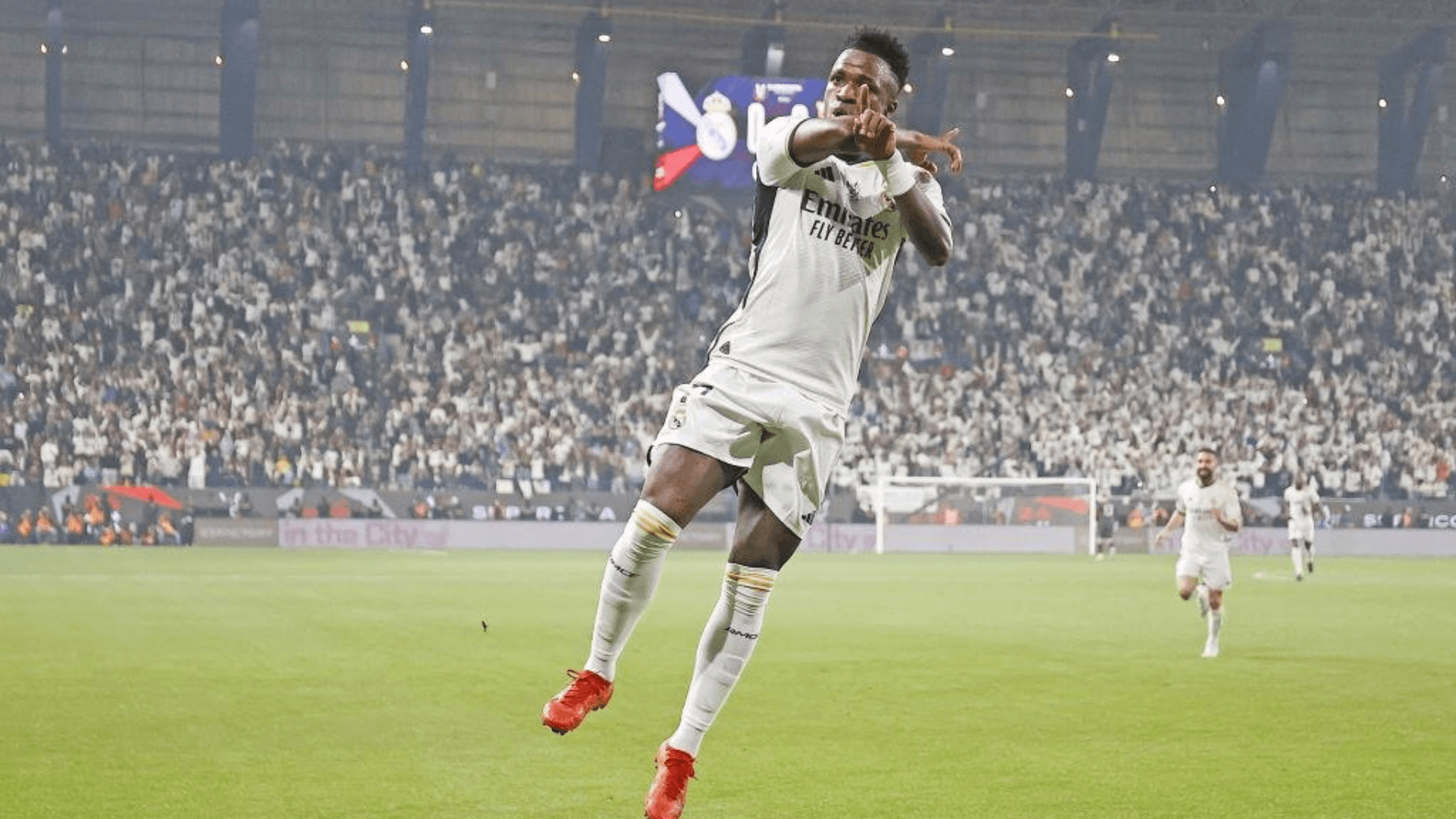 (VIDEO) Con Vinicus on fire, Real Madrid se pone 2 a 0 ante Barça en Supercopa