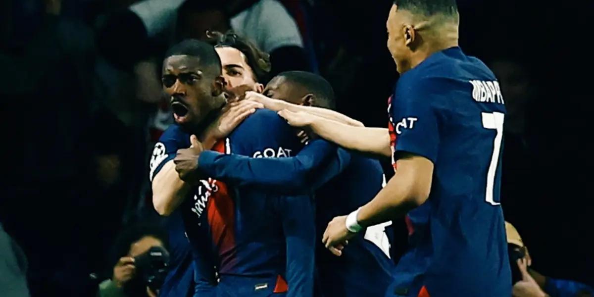(VIDEO) Dembelé empató para el PSG y se lo celebró en la cara al Barça en Champions