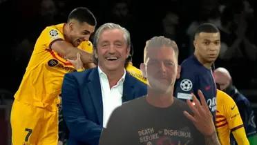 (VIDEO) Jota Jordi celebró la victoria del Barça vs PSG y así reaccionó Pedrerol