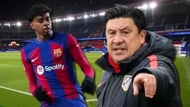 (VIDEO) La broma de mal gusto que Mono Burgos hizo al ver a Lamine Yamal en Barça