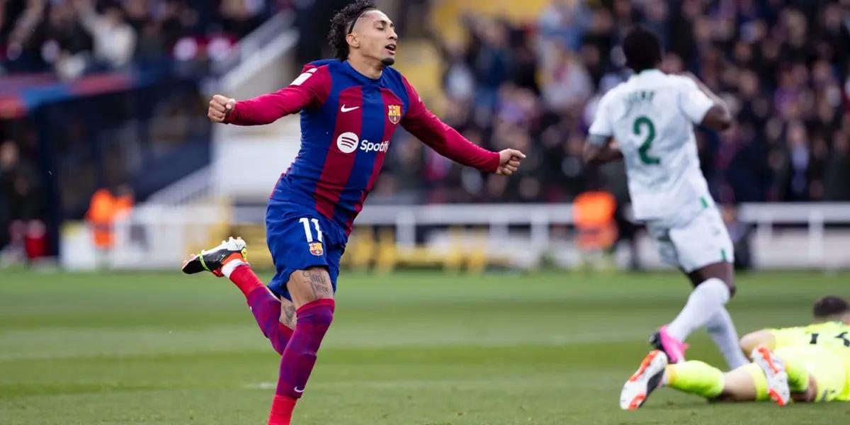 (VIDEO) Raphinha demuestra que quiere quedarse, gol para que Barça respire vs Getafe