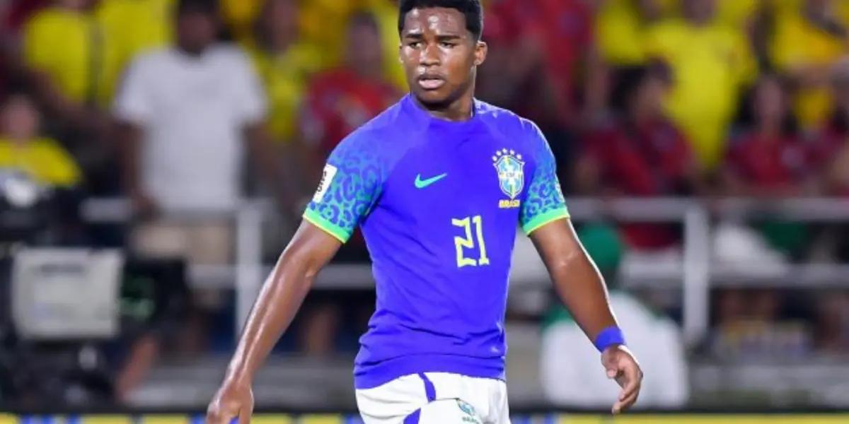 (VIDEO) Rodrygo se la dio a Florentino, esto hizo Endrick con su camiseta tras Brasil-España