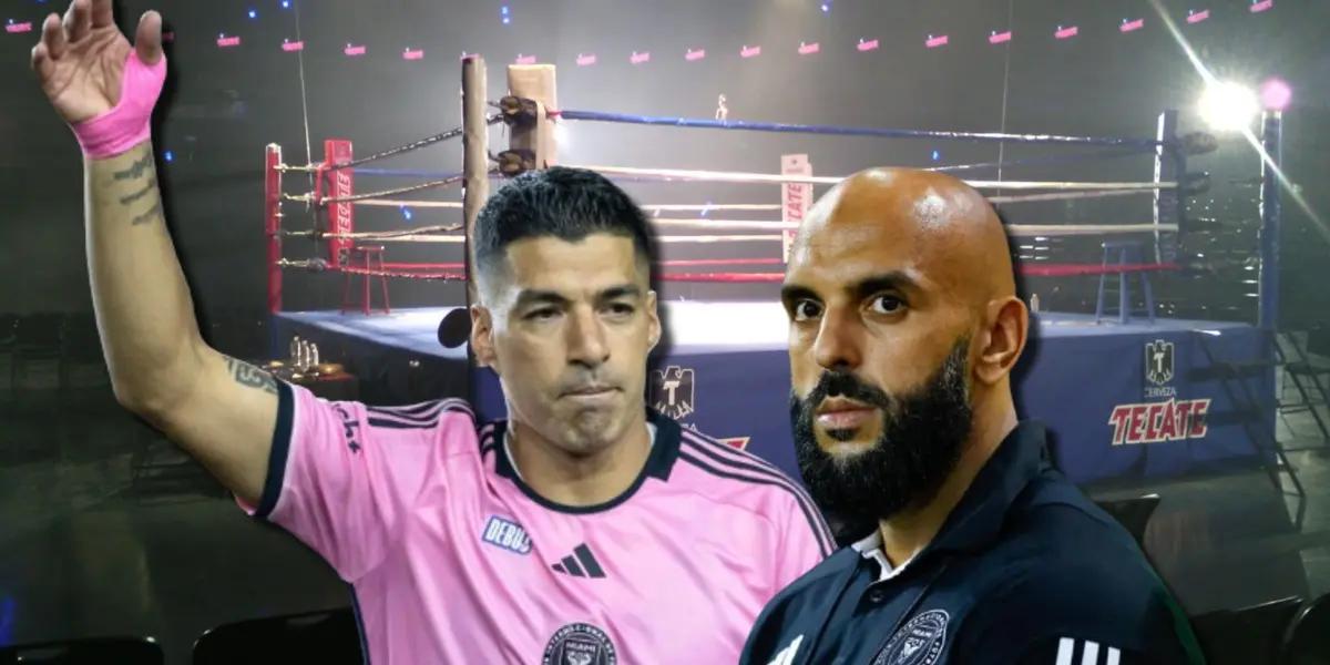 (VIDEO) Suárez lo invitó a pelear y mira la reacción del guardaespaldas de Messi