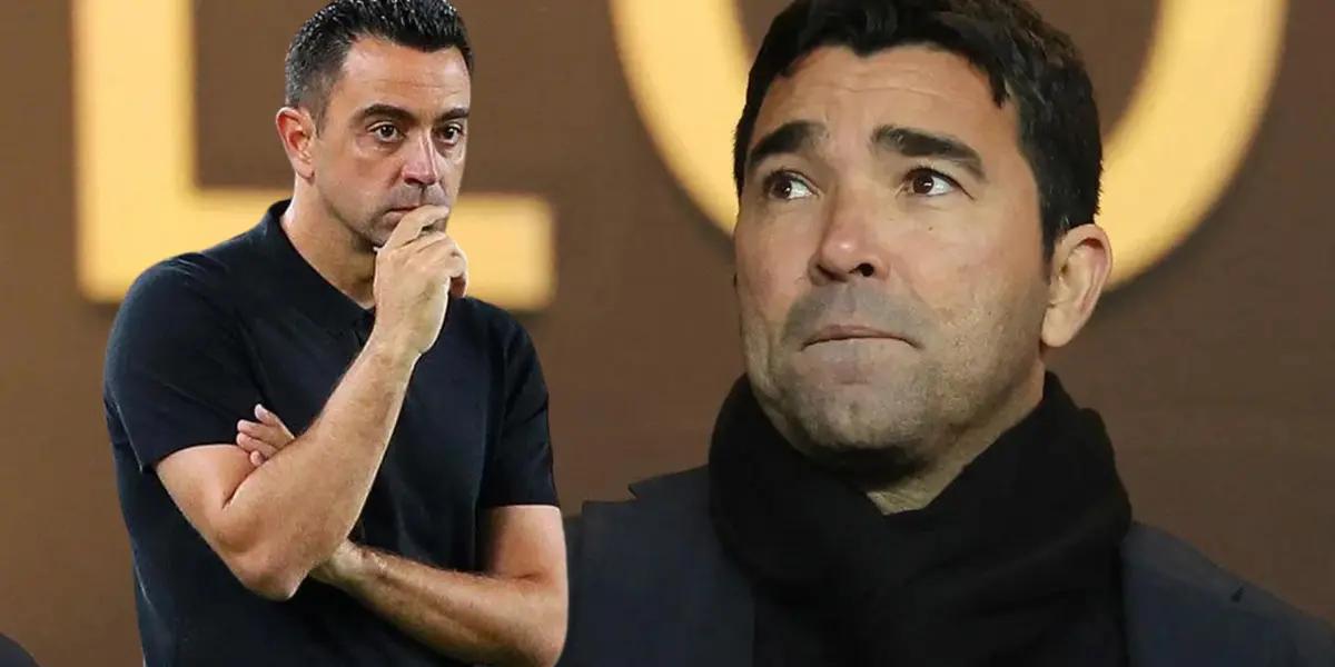 Vieron a Deco con un entrenador sin equipo y creen que puede suceder a Xavi