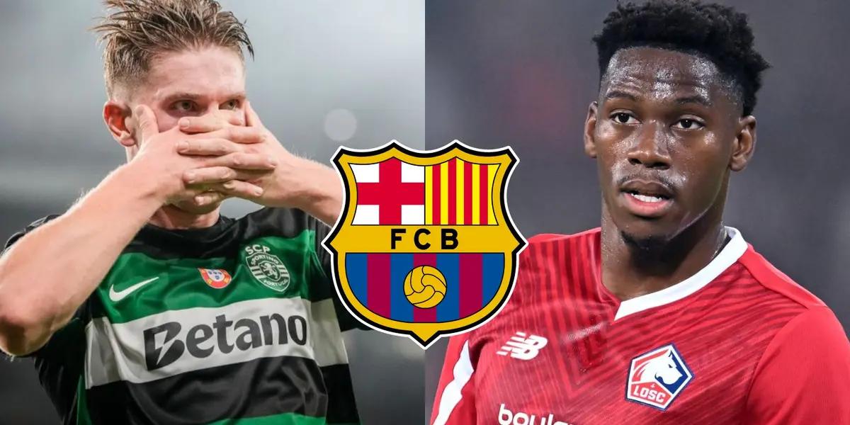 Viktor Gyöekeres - Jonathan David (Foto: FC Barcelona)