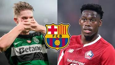 Viktor Gyöekeres - Jonathan David (Foto: FC Barcelona)