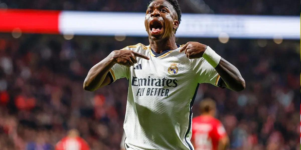 Vinicius celebrando un gol