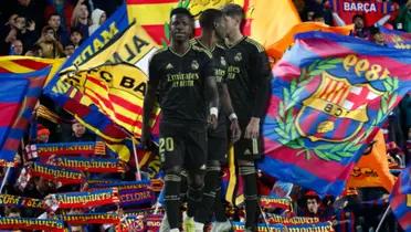 Vinicius, Fede Valverde y David Alaba, jugadores del Real Madrid