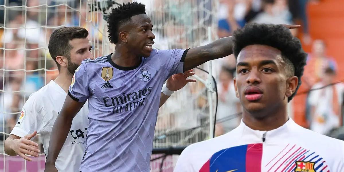 Vinicius Jr. - Alejandro Balde (Foto: X)