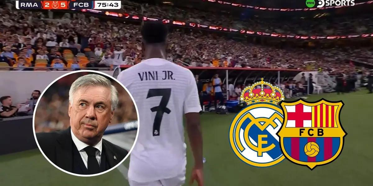 Vinicius Jr. - Carlo Ancelotti (Foto: X)