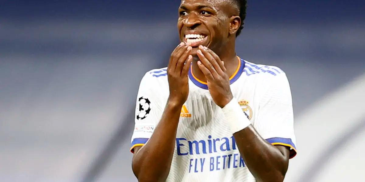 Vinicius Jr. fue una de las estrellas de la victoria del Real Madrid sobre el Atlético, pero no solo fue protagonista por su talento en la cancha, sino también por un comentario que realizó en un posteo que subió Marco Asensio a sus redes.
