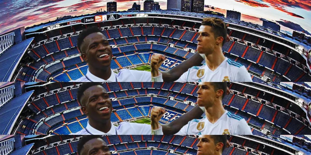 Vinicius Jr. gran admirador de Cristiano Ronaldo.