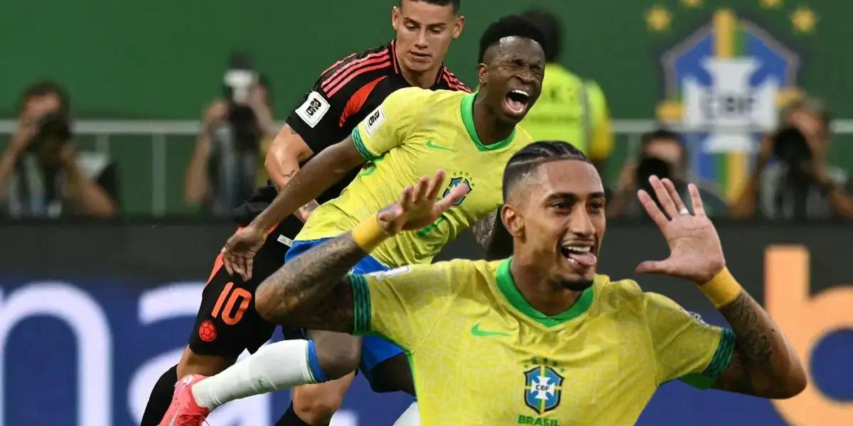 Vinicius Jr. - Raphinha (Foto: Antena 2)