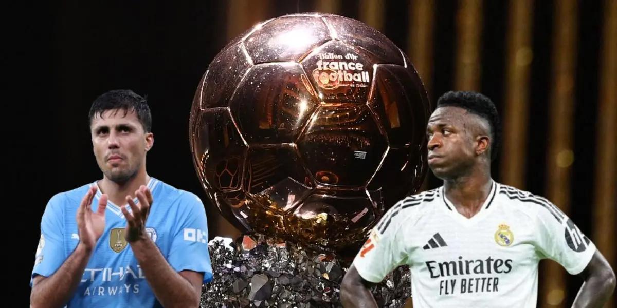 Vinicius Jr - Rodri (Foto: Balón de Oro)