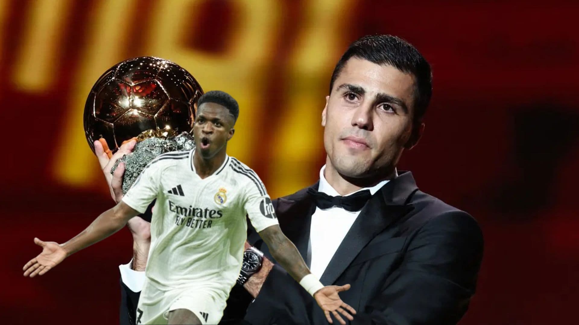 Vinicius Jr. - Rodri (Foto: X)