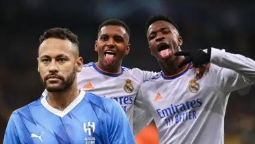 Vinicius Jr. - Rodrygo - Neymar Jr. (Foto: X)