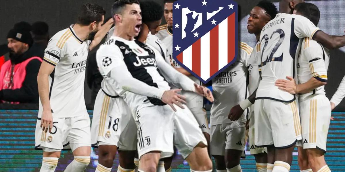 Vinicius Junior al borde de la expulsión con su festejo picante contra el Atlético de Madrid, para el empate del Real Madrid