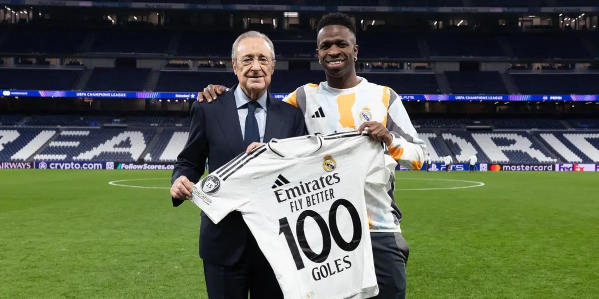 Vinicius Junior alcanzó frente al Salzburgo los 100 goles con la camiseta del Real Madrid, aquí un resumen de todos ellos