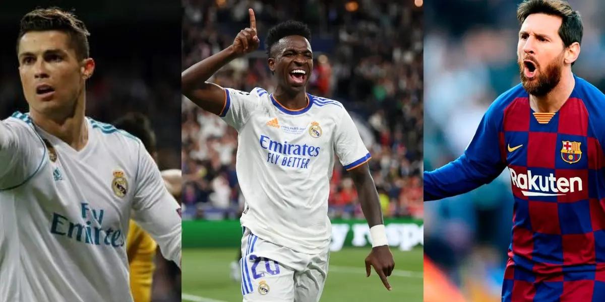 Vinicius Junior se ha sumado al selecto grupo de jugadores que ganaron la UEFA Champions League y han convertido o asistido en cada ronda del torneo. En esa lista están nada más y nada menos que Cristiano Ronaldo y Lionel Messi.