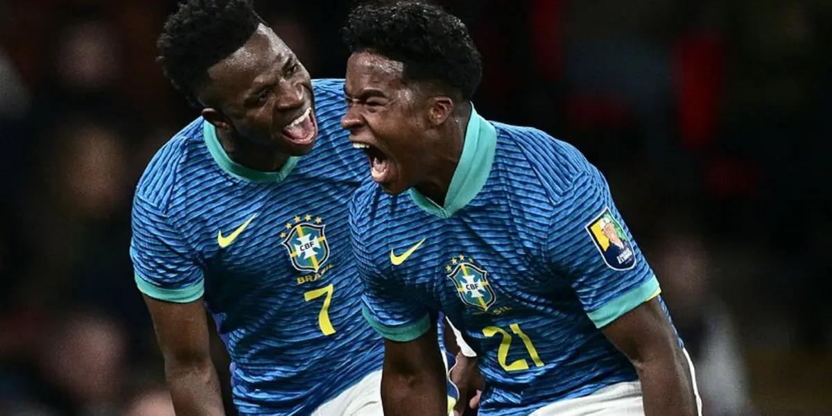 Vinicius Junior siempre quiere ser protagonista aunque ya lo habían sacado a la variante ante España ante Brasil