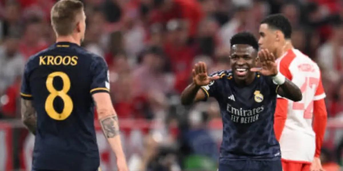 Vinicius Junior y Toni Kroos, jugadores del Real Madrid