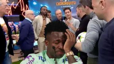 Vinicius lloró pero esta vez no lo defendieron en El Chiringuito, esto dijeron